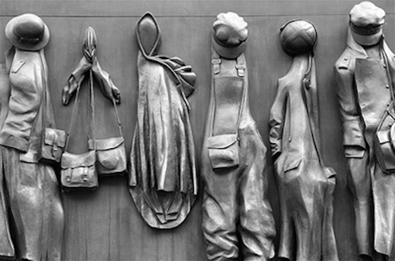WW2 memorial empty clothing